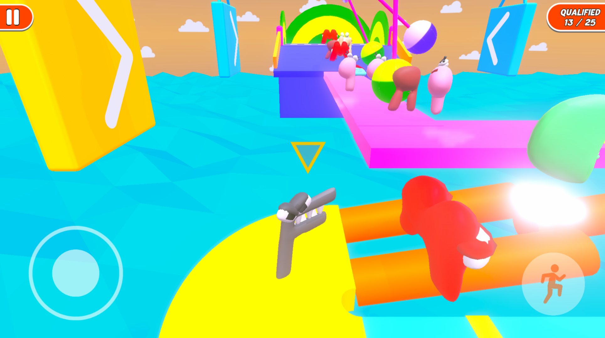Screenshot of Rainbow Alphabet Lore Friends