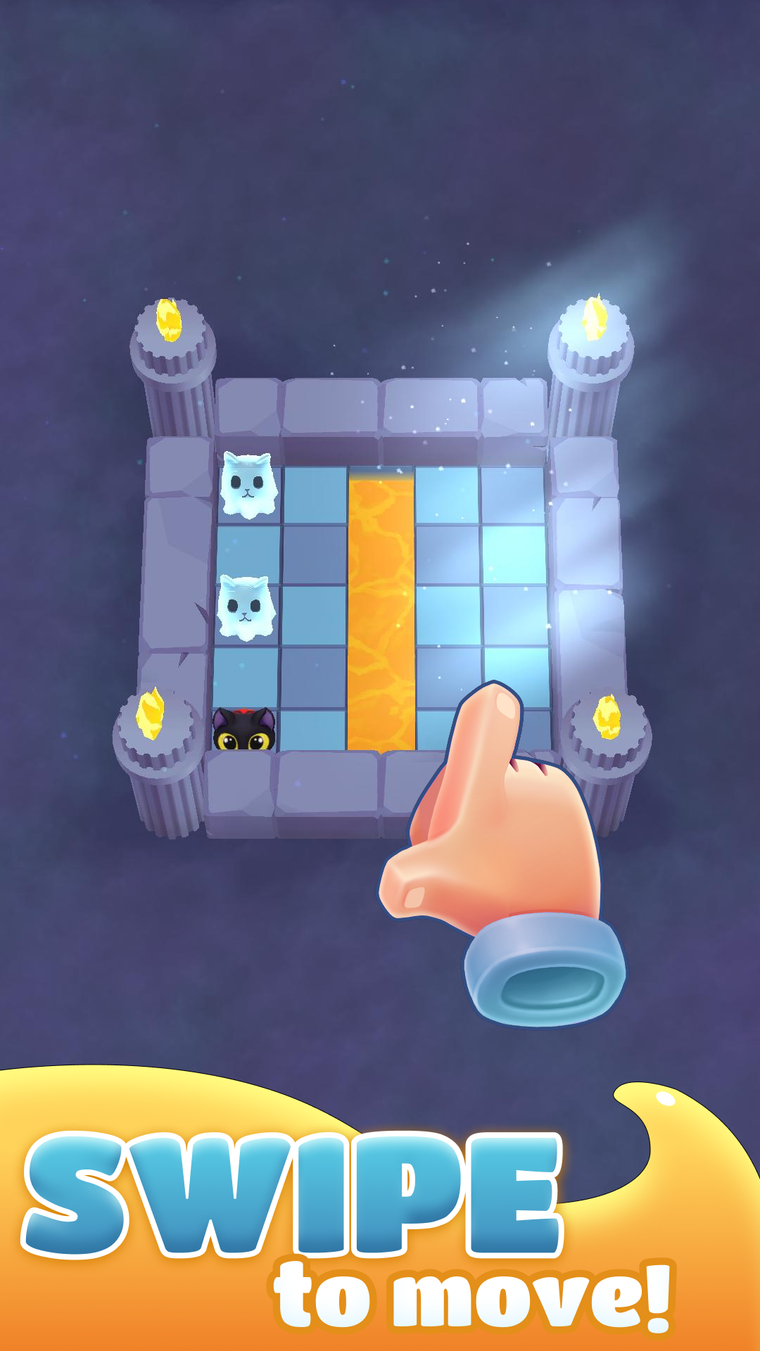 Cat Maze: Soul Catcher Game Screenshot