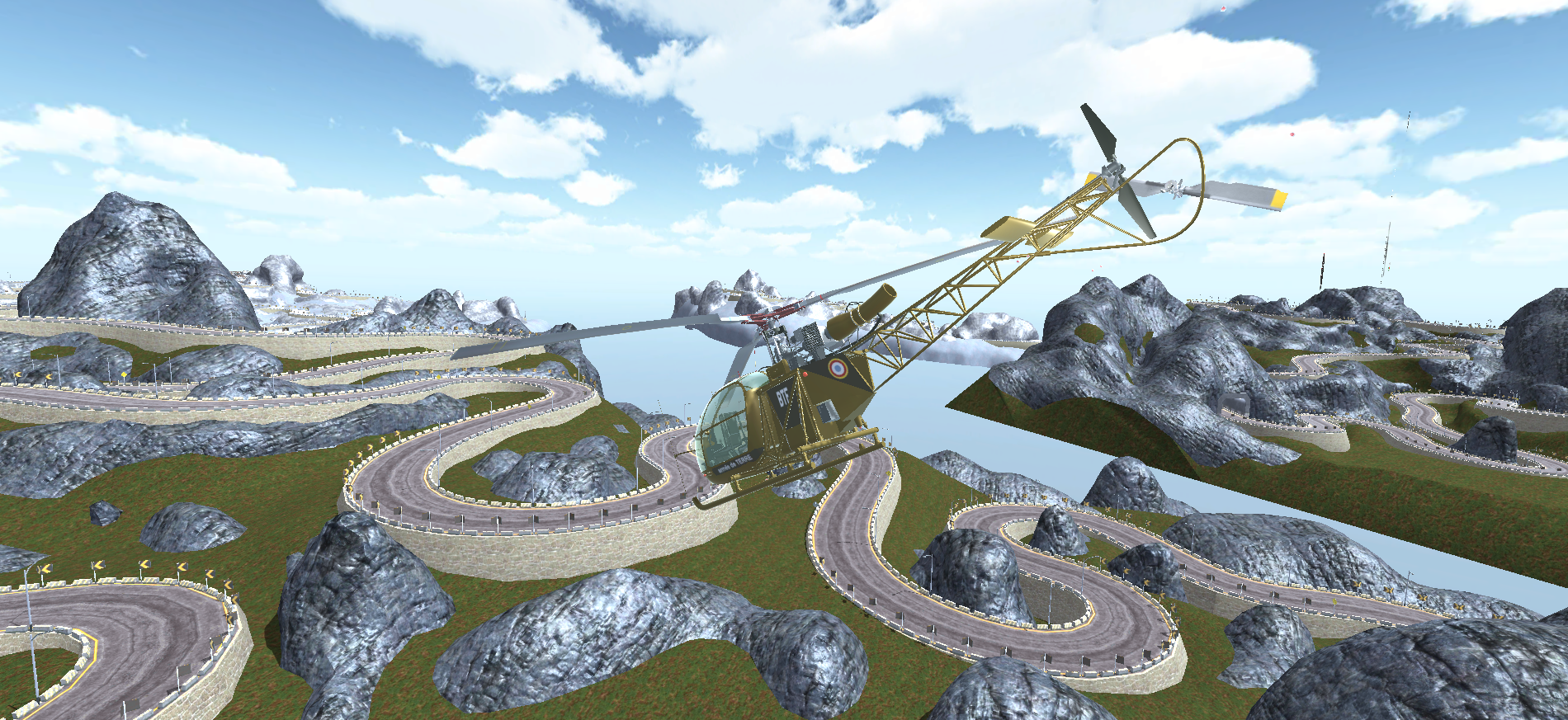 Helicopter Flight Game Game Screenshot
