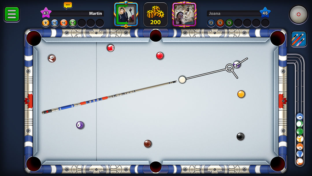 8 Ball Pool ภาพหน้าจอเกม