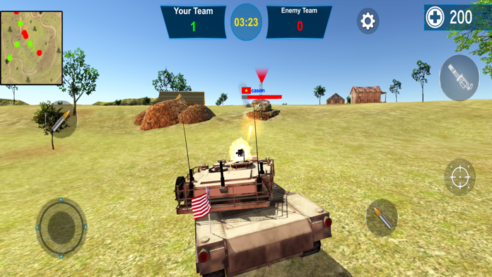 Soldier and Tank Game Game Screenshot