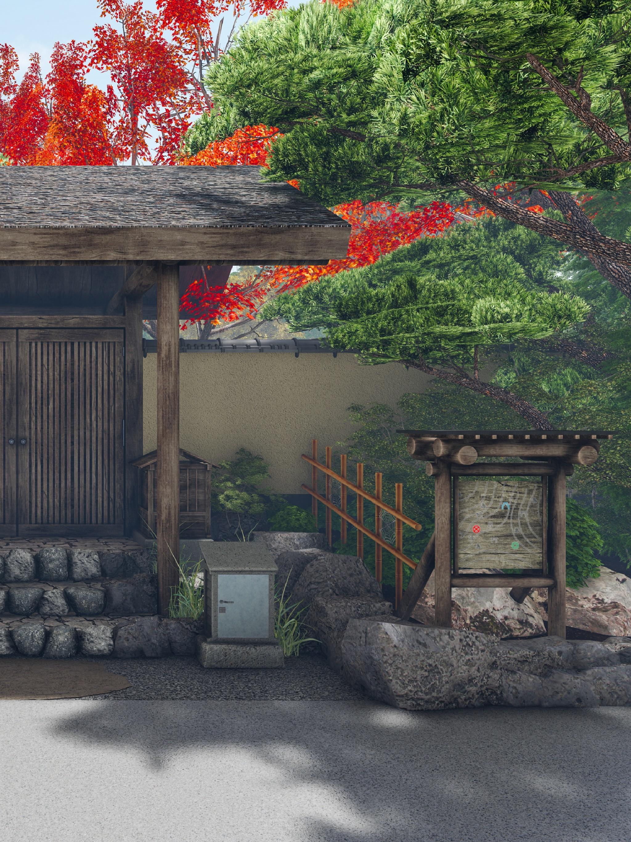 Can you escape Hidden Ryokan Game Screenshot