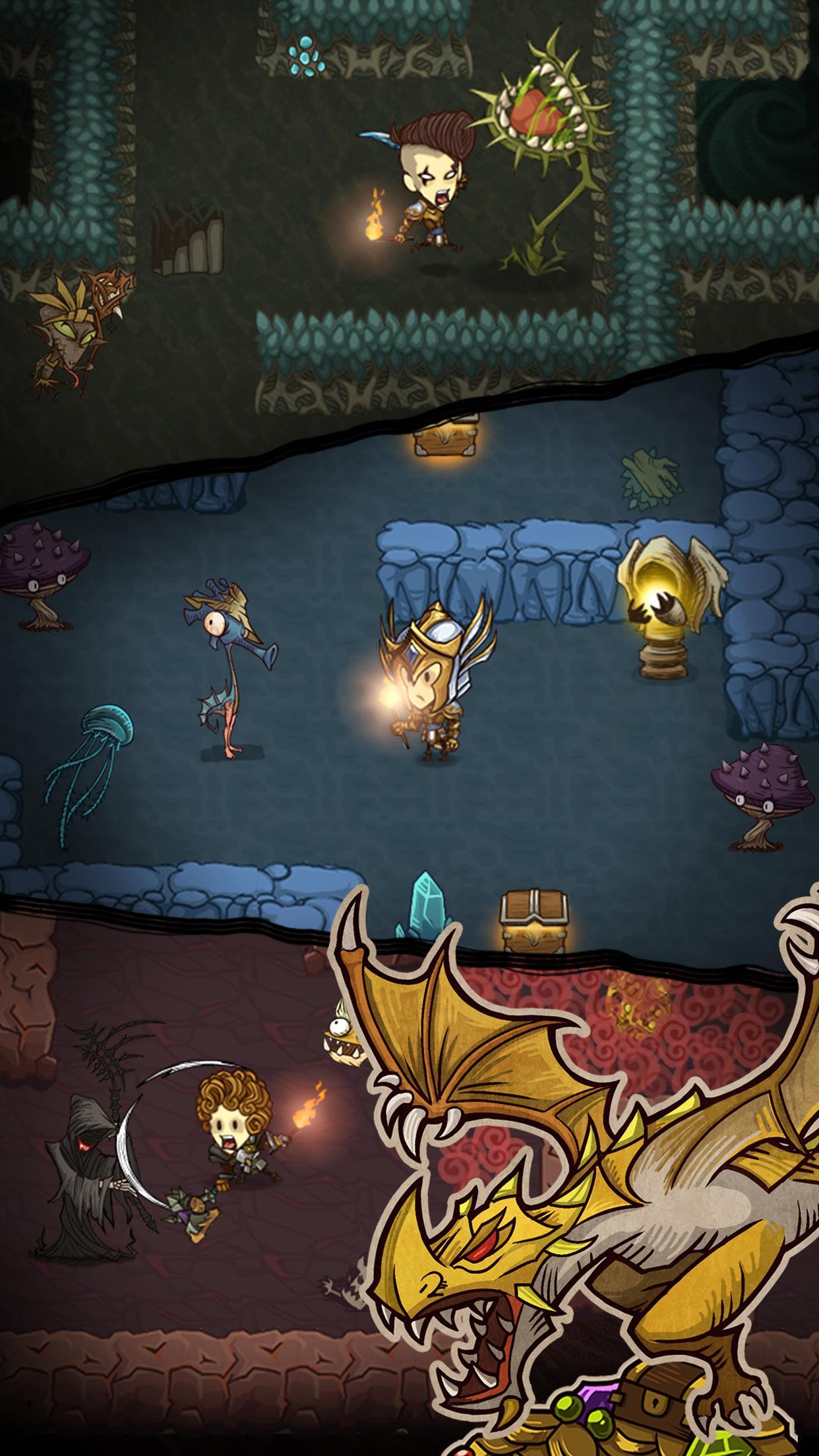 The Greedy Cave ภาพหน้าจอเกม