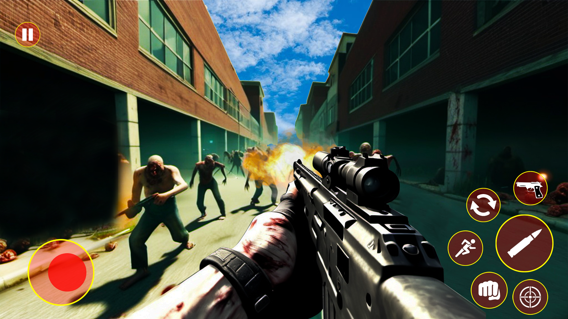Zombie Apocalypse Shooter Game ゲームのスクリーンショット