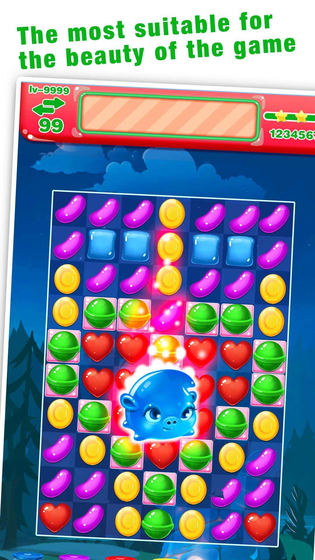 Cute Jelly Paradise Game Screenshot
