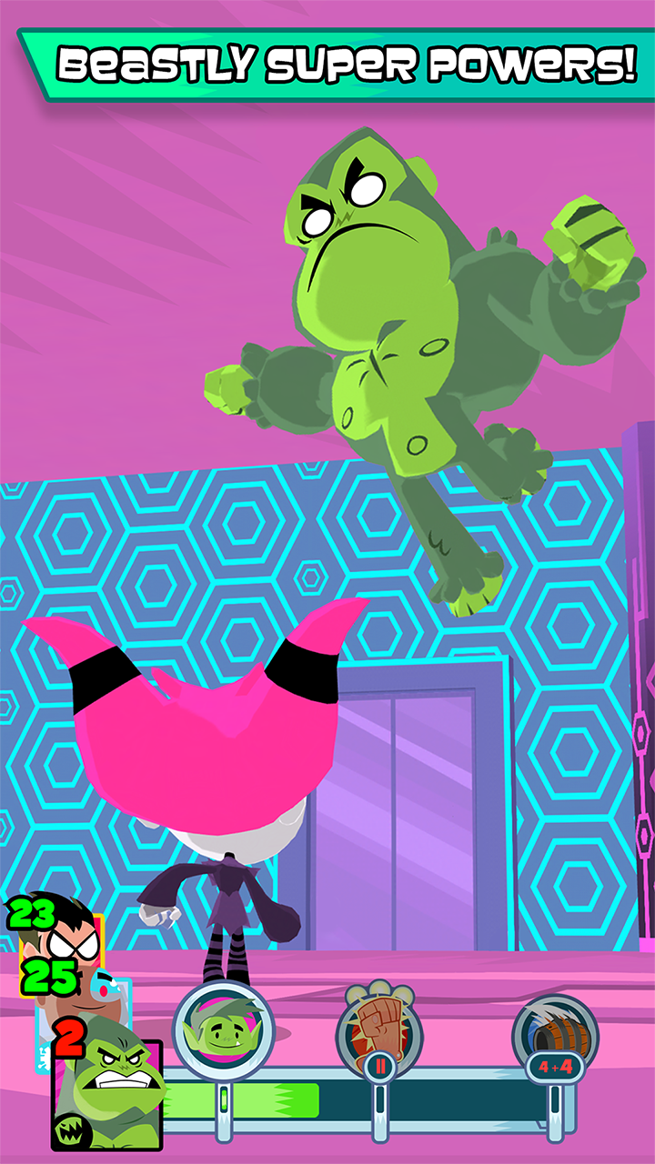 Teeny Titans - Teen Titans Go! Game Screenshot