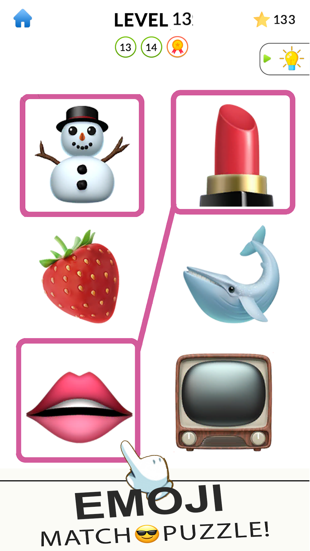 Screenshot 1 of Câu đố biểu tượng cảm xúc - Match Emoji 3D 3