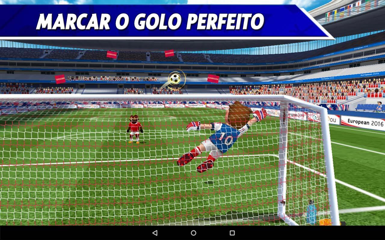 Captura de Tela do Jogo Perfect Kick - futebol