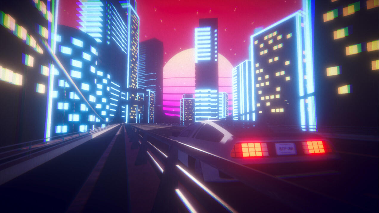 Screenshot of Midnight Thunder Drive