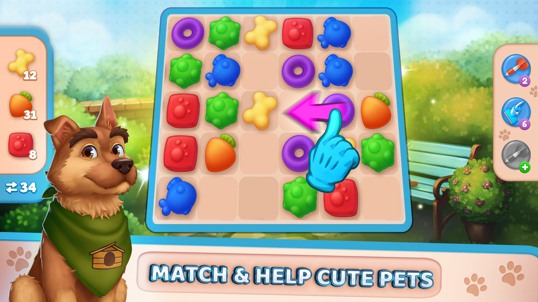 Pet Clinic - Free Puzzle Game With Cute Pets ภาพหน้าจอเกม