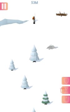 Скриншот игры Endless Mountain: A Snowboardi