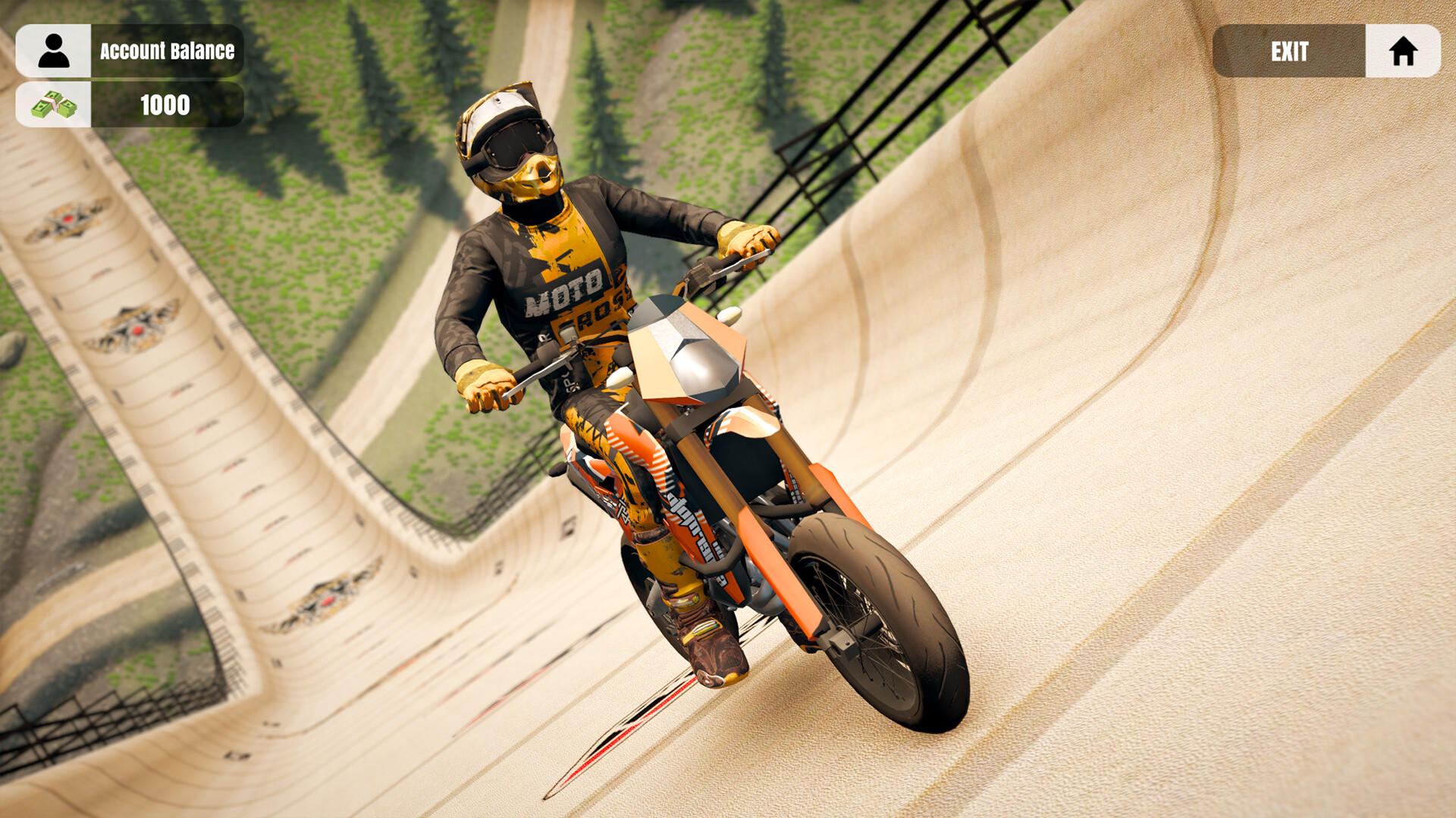 Screenshot of Dirt Bike Racer Simulator