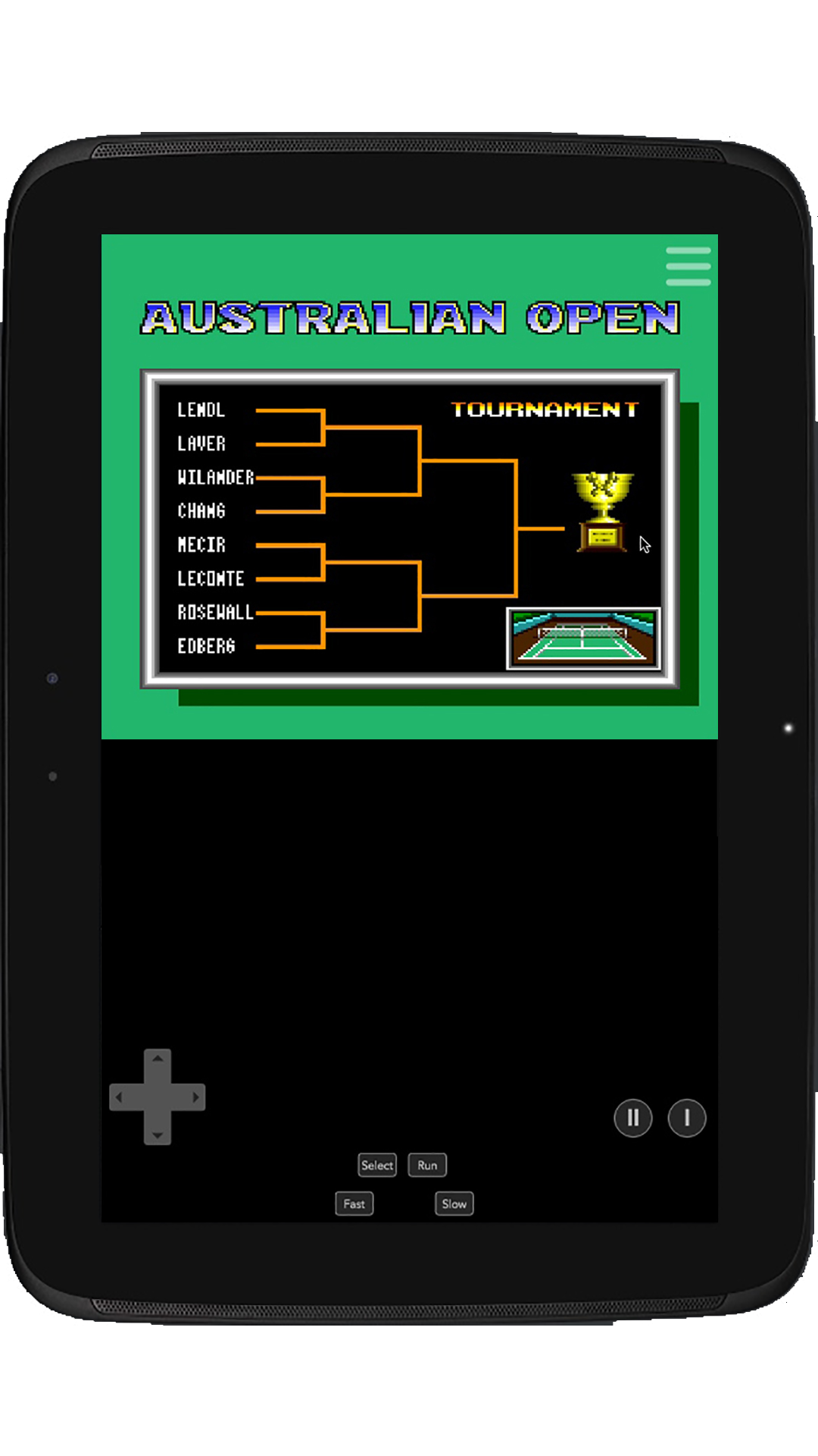 Final Match Tennis PCE Game Screenshot