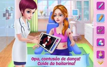 Captura de Tela do Jogo Dançarina Bela Bailarina