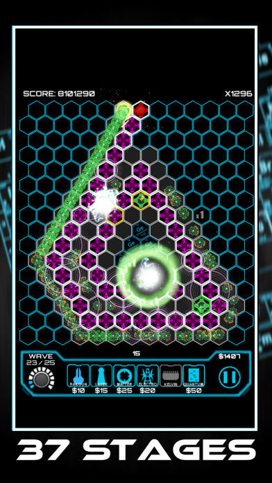 Particle Shield Game Screenshot