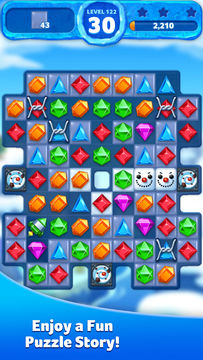 Jewel Ice Mania:Match 3 Puzzle Game Screenshot