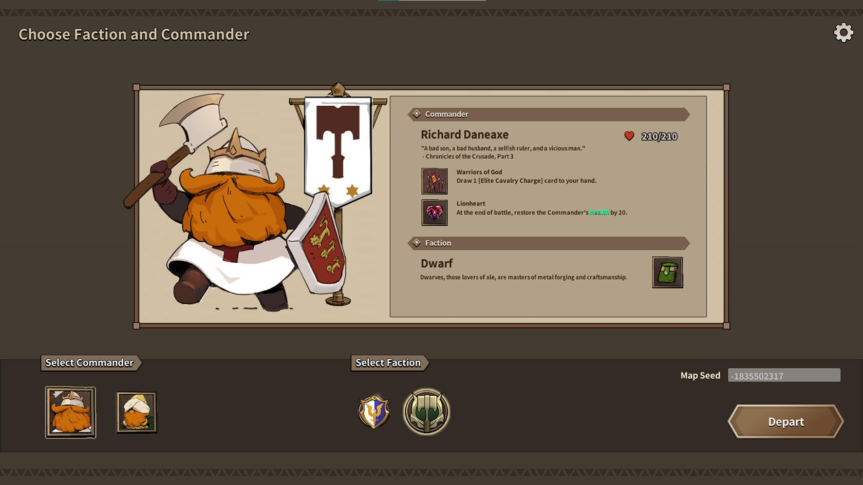 Screenshot of Commander Quest