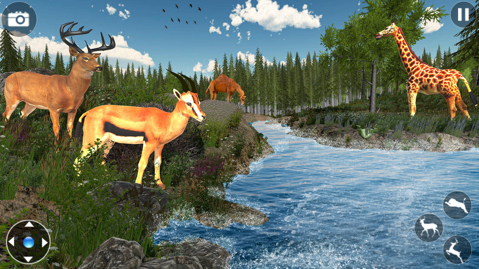 Modern Deer Simulator World Game Screenshot