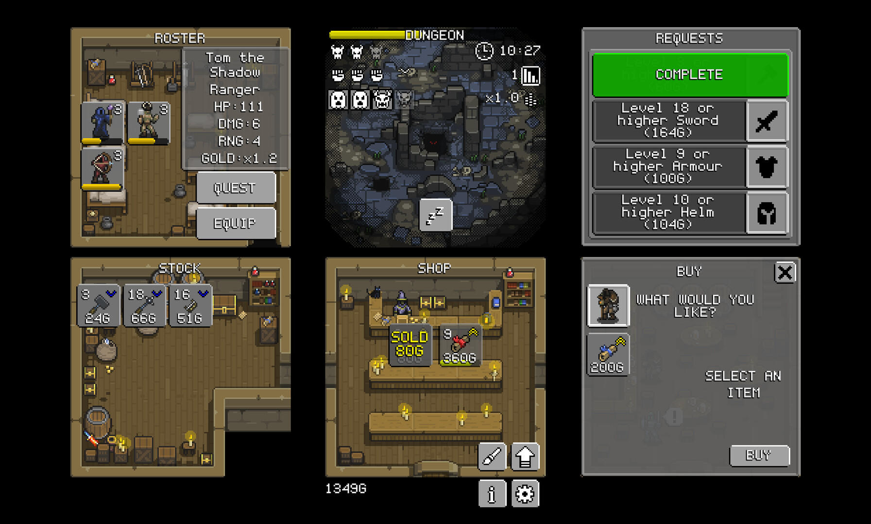 Screenshot of Dungeon Merchant