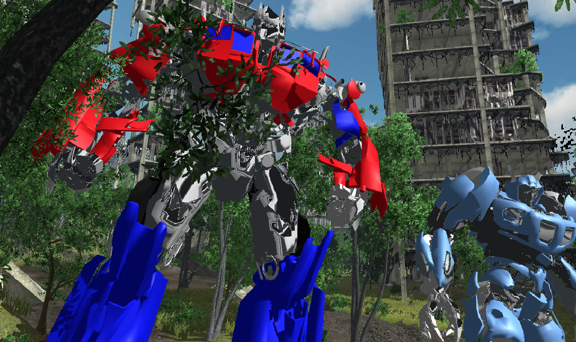 Cyborg Robot car FREE Game Screenshot