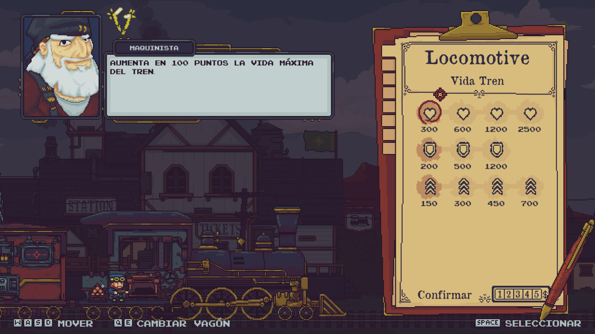 Screenshot of Railpunk Mayhem
