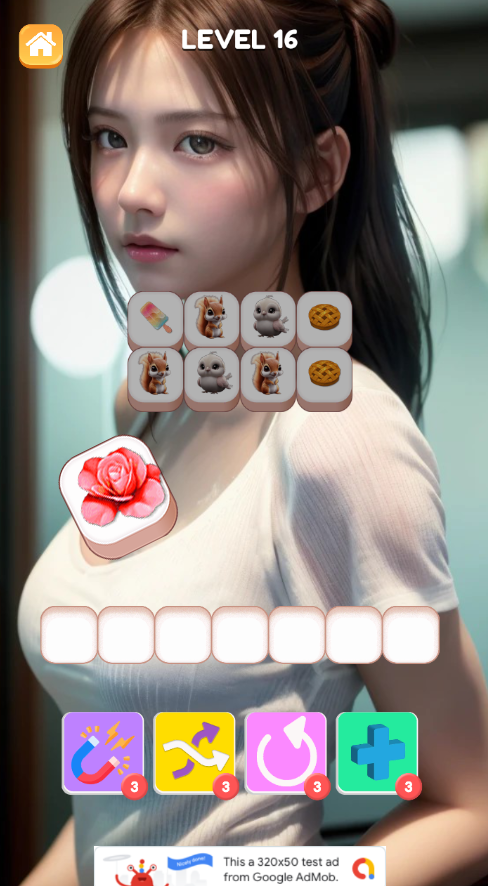 Cuplikan Layar Game Surpise Triple Match Sexy Girl