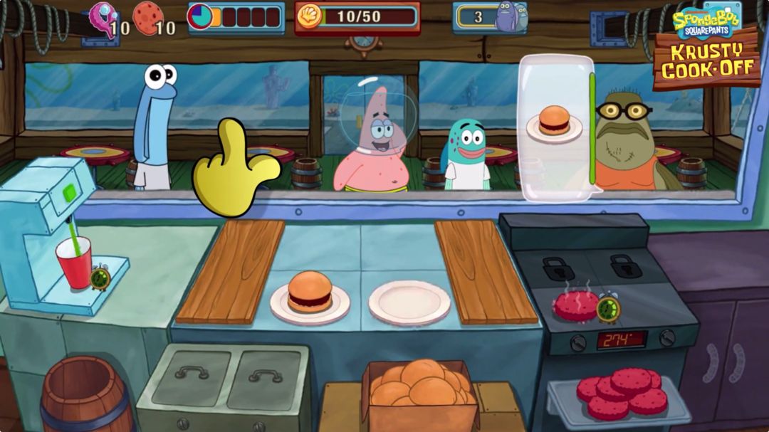 SpongeBob: Krusty Cook-Off遊戲截圖