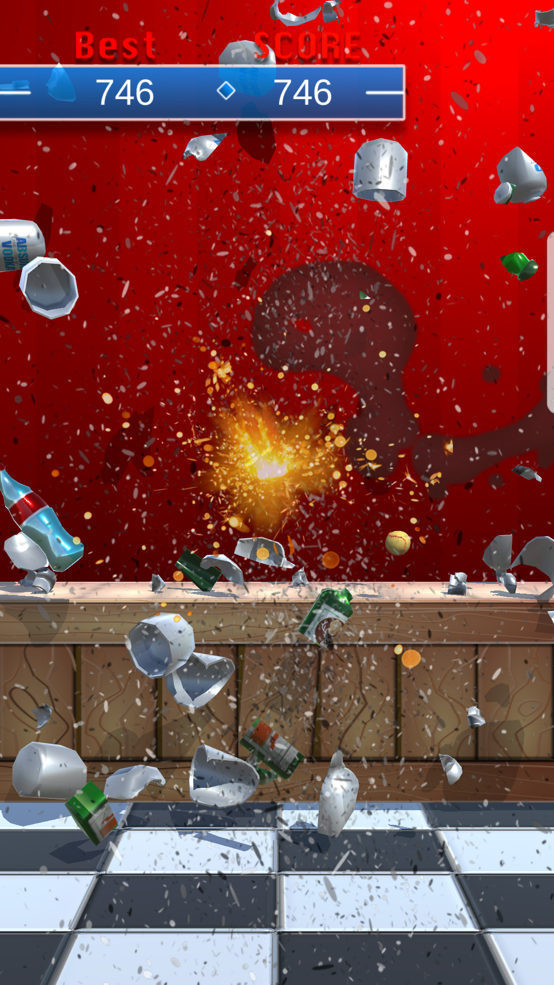 Bottle Break Challenge Game Screenshot