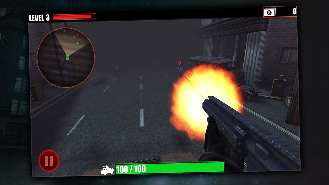 Screenshot of VR Zombies: The Zombie Shooter