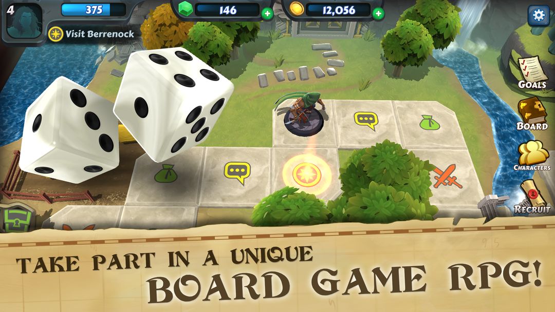 RPG Dice Adventure screenshot game