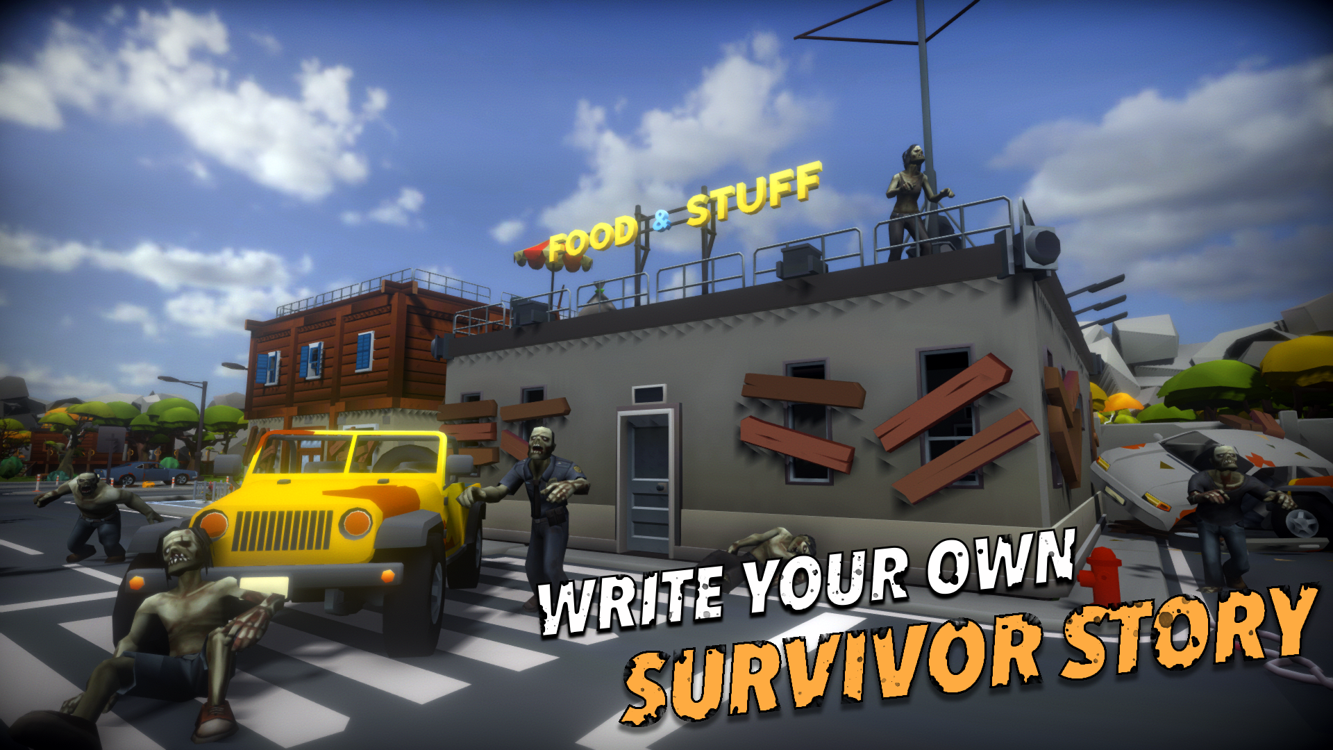 Screenshot of Zombie Train: Survival games