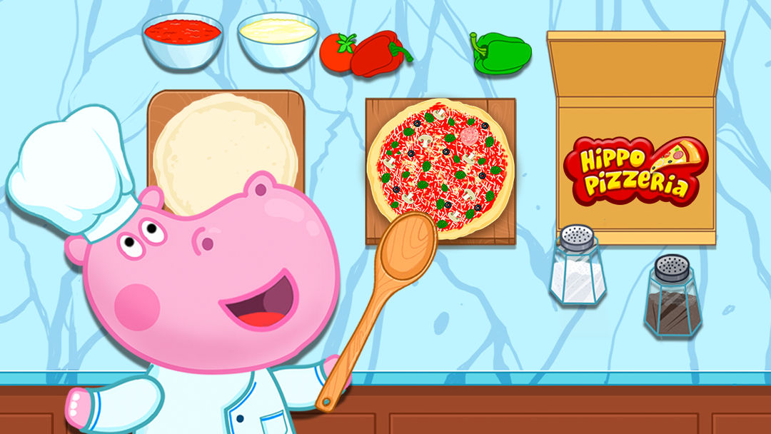피자 메이커. 아이들을위한 요리 게임 스크린 샷