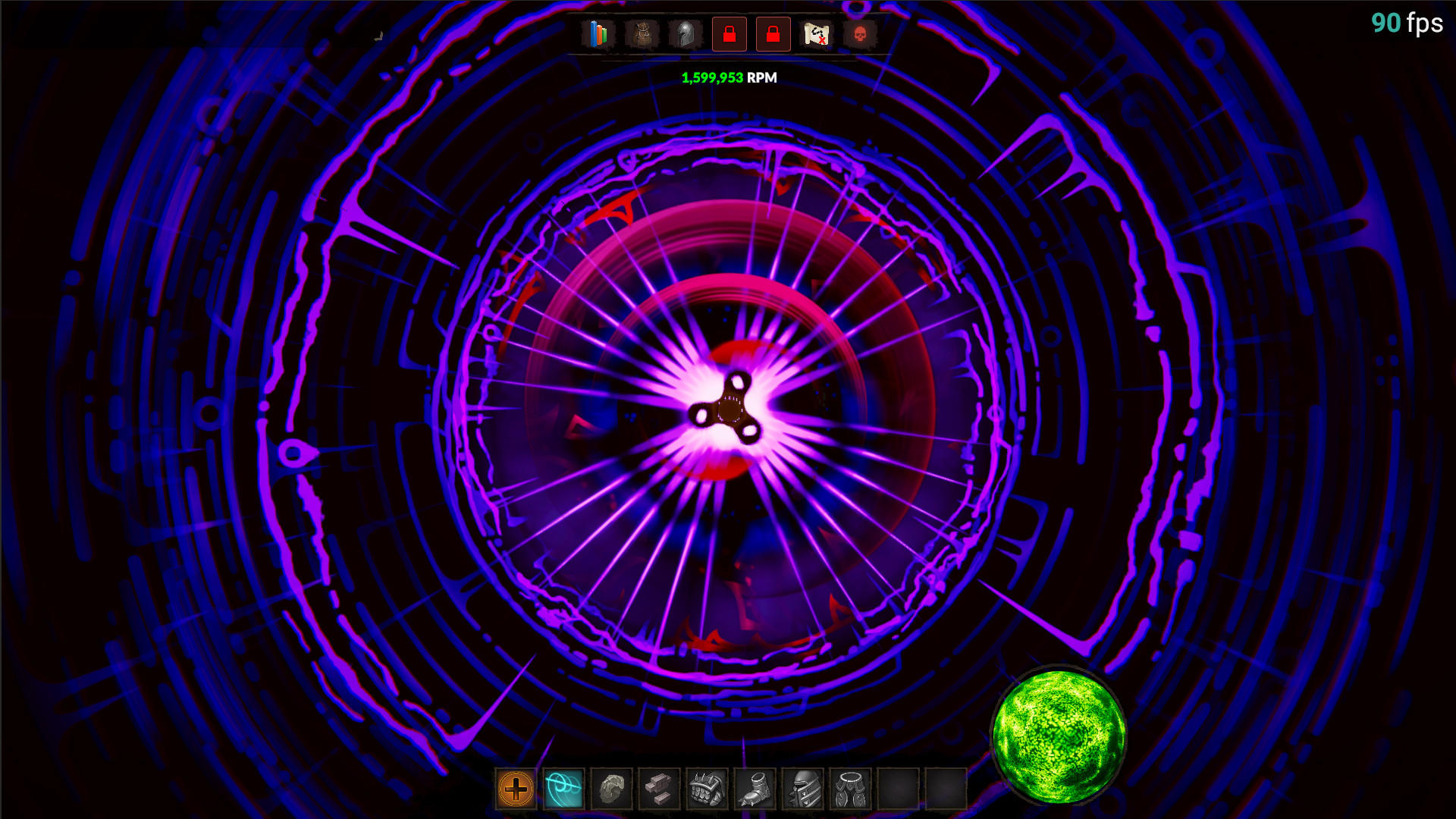 Screenshot of Fidget Spinner RPG