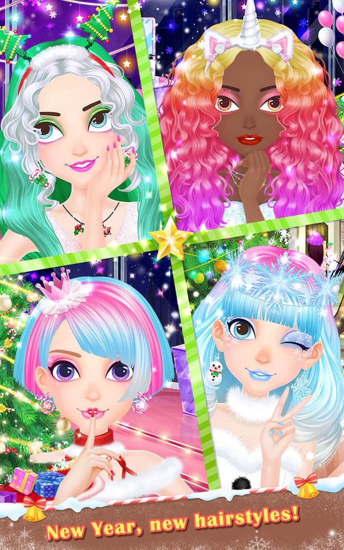 Screenshot of Christmas Hair Salon