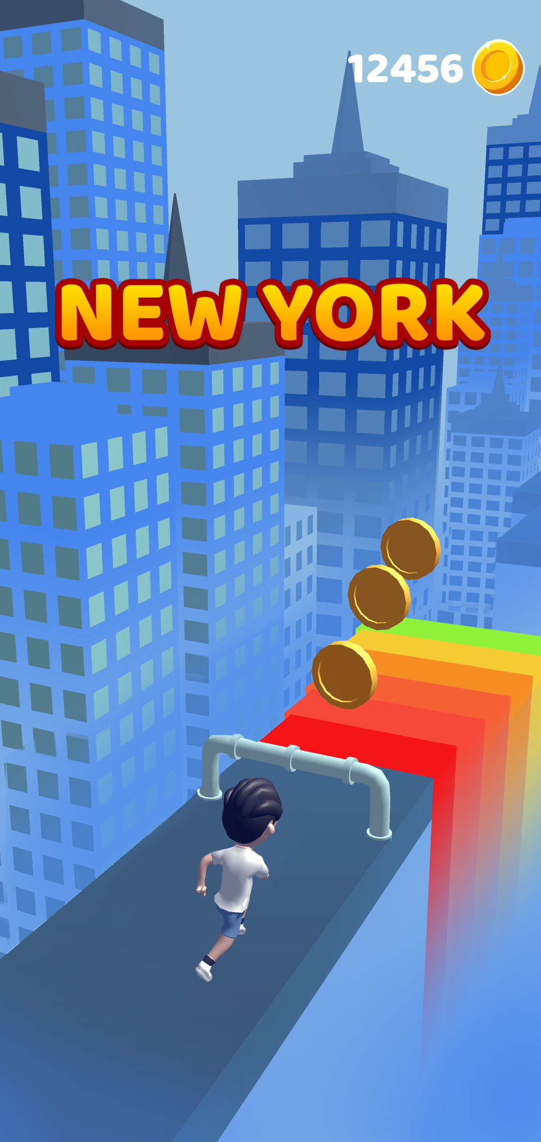 Скриншот игры Parkour Master: Roof Runner