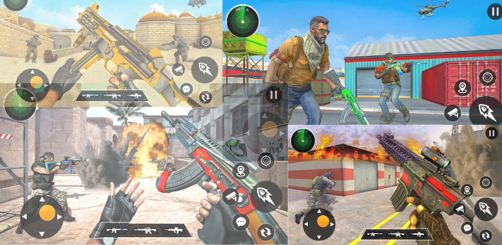 Download do APK de Moderno Pistola Jogos 3D para Android