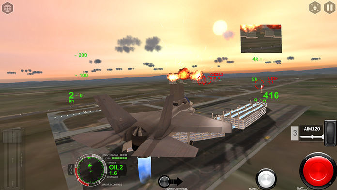 Screenshot of AirFighters Pro - Combat Flight Simulator