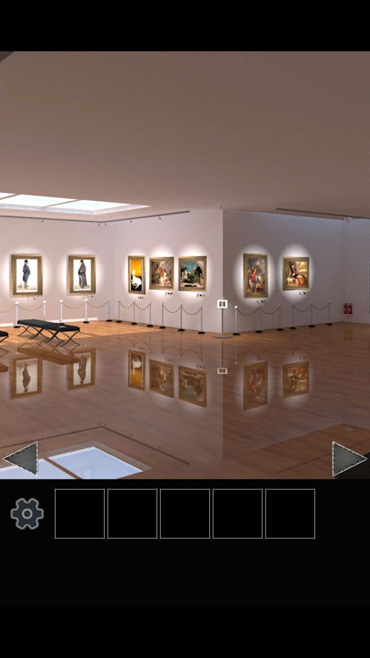 Escape from the Art Gallery. ภาพหน้าจอเกม