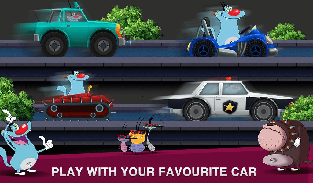 Oggy Super Speed Racing (The O screenshot game