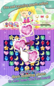 Sailor Moon Drops ภาพหน้าจอเกม