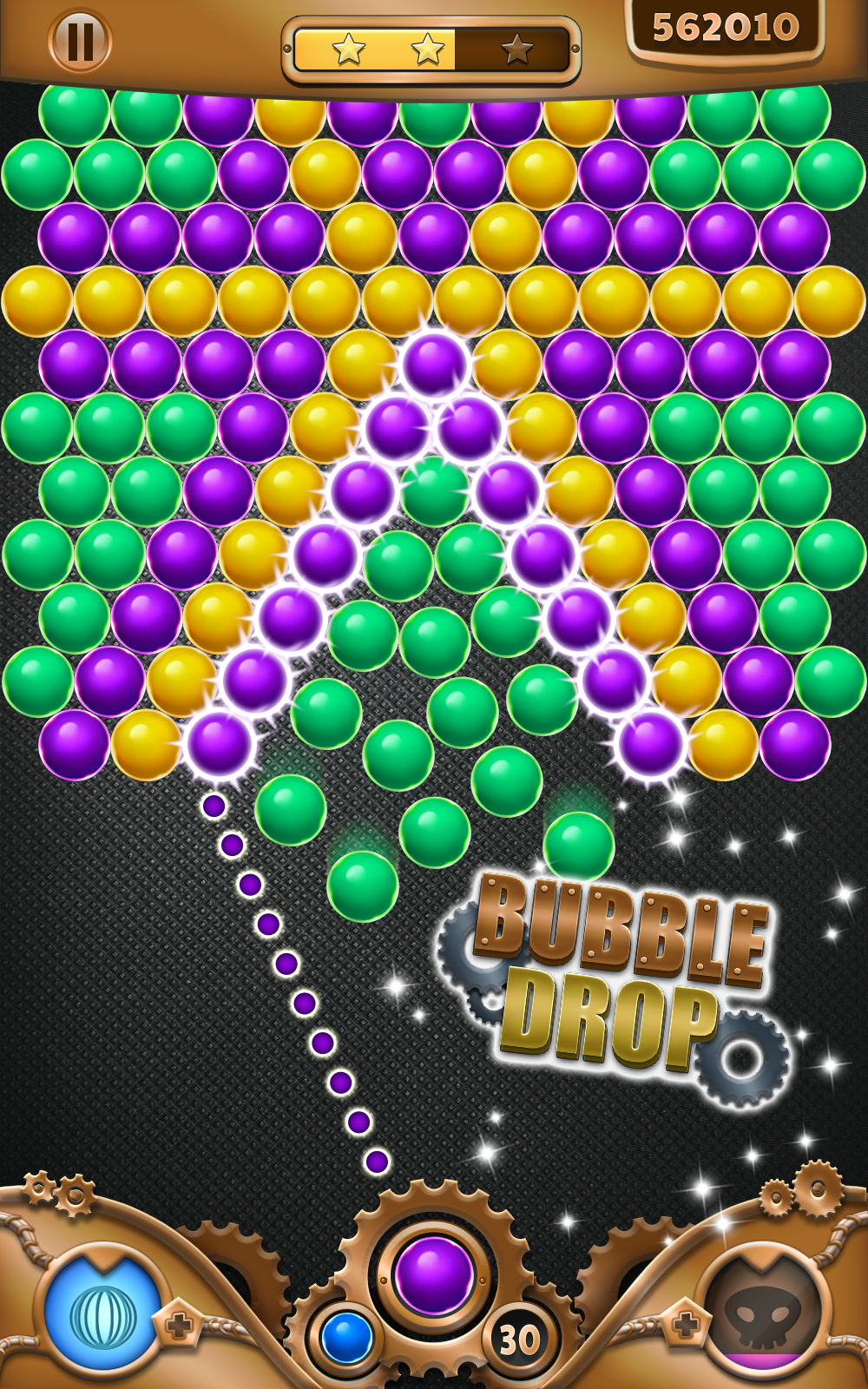 Gear Bubbles ゲームのスクリーンショット