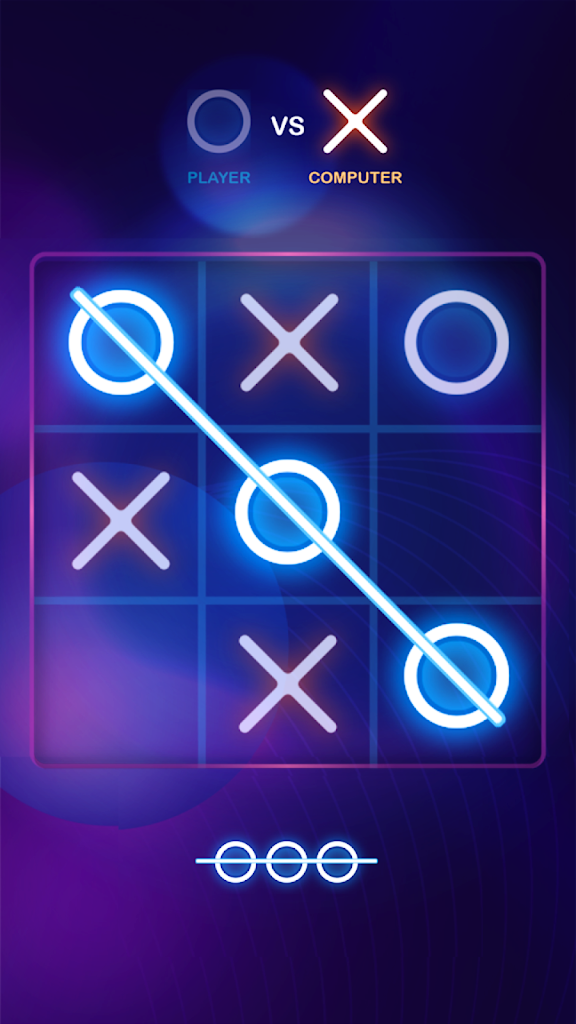Glow Tic Tac Toe Ad Free::Appstore for Android