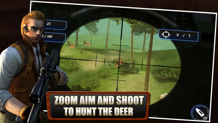 Hunting Games : Deer Sniper Shooting Man Pro Game Screenshot
