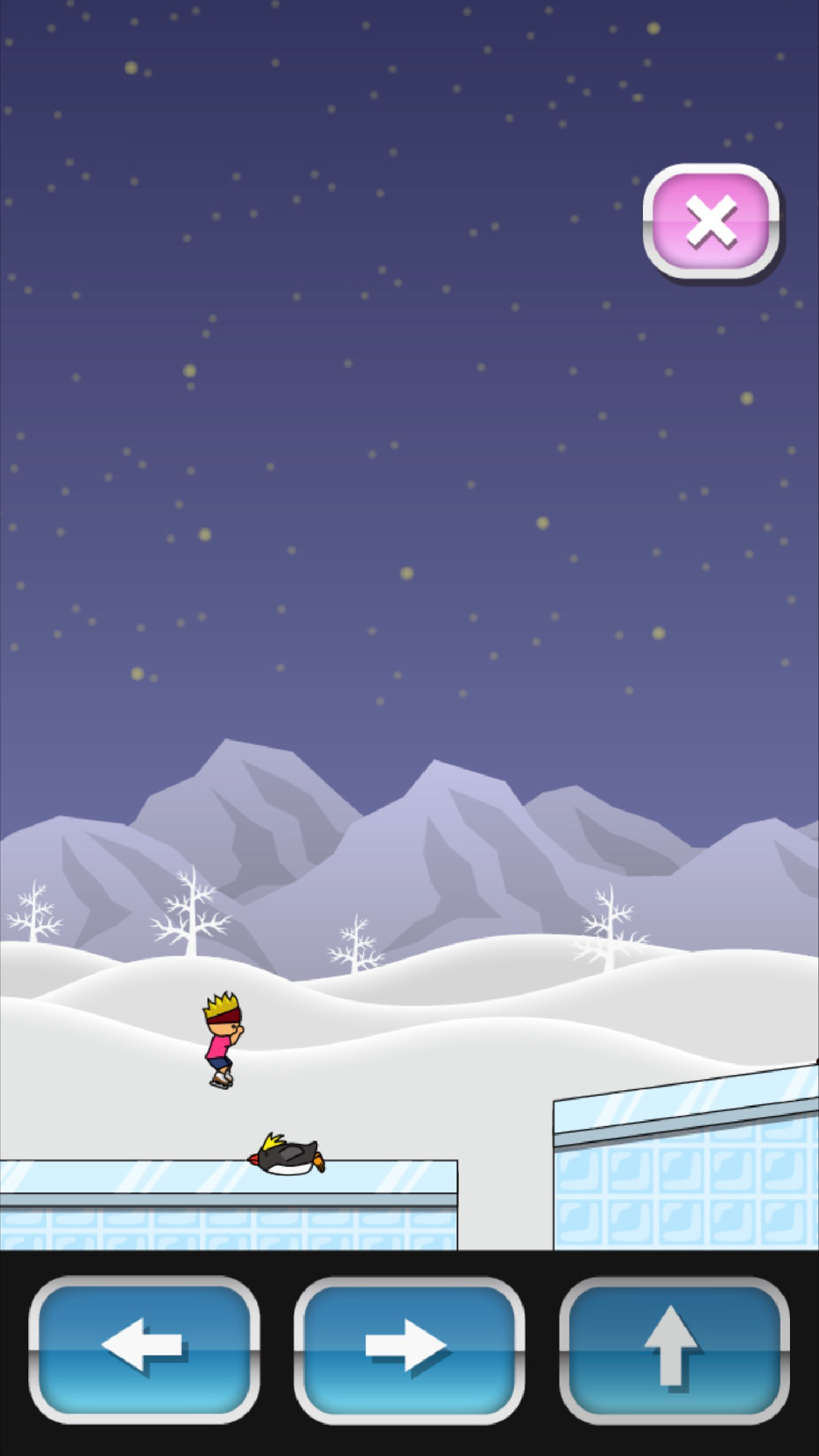 トニーくんのアイススケート screenshot game