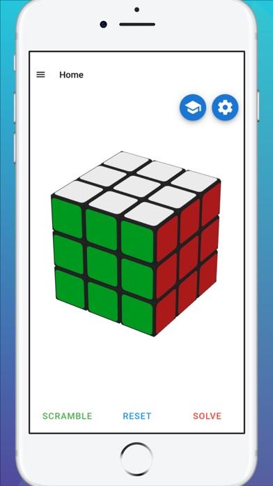 Rubiks Cube Solver-Puzzle App Game Screenshot