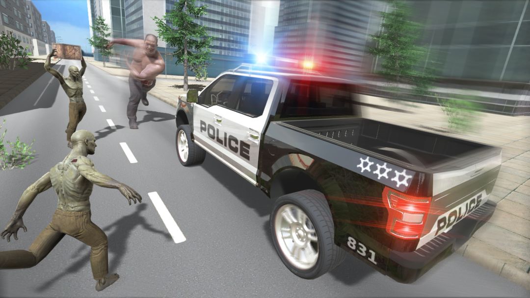 Police vs Zombie - Action games 게임 스크린 샷
