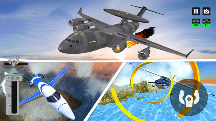 Air War Fighter Jet Games ภาพหน้าจอเกม