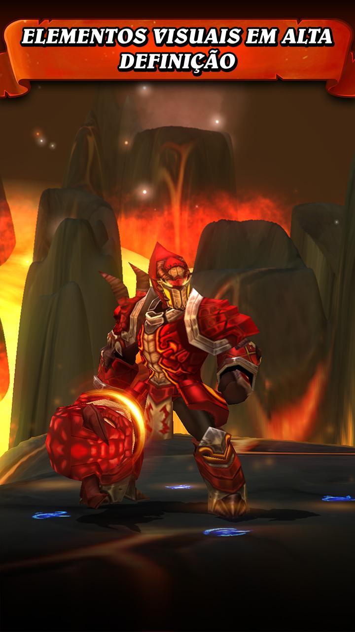 Captura de Tela do Jogo Jump Warrior: Nonstop RPG