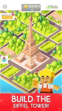Cuplikan Layar Game Idle Landmark - Builder Game