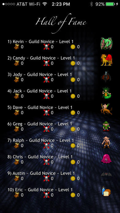 Cuplikan Layar Game Rogue Touch